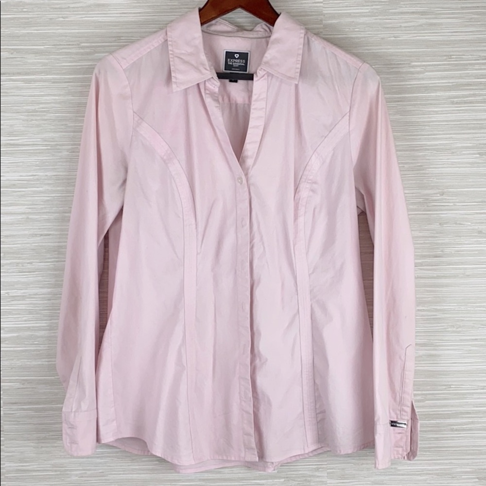 Express Essential Shirt L pink